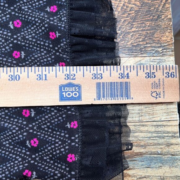 Simply Vera Vera Wang Black-Pink Lace Nightgown NWT - Picture 8 of 8